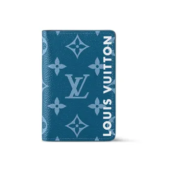 LOUIS VUITTON Pocket Organizer Atlantic Blue/Monogram
