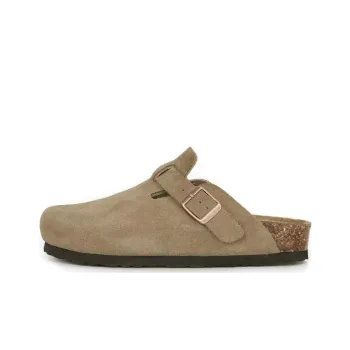 CHRISTINE SHEII Su Yinyin Boken Shoes Wrap-toe Slippers 3cm Women's Sandy Brown