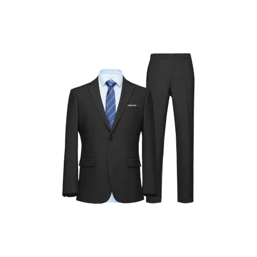 HLA Business Suits Men Black 15