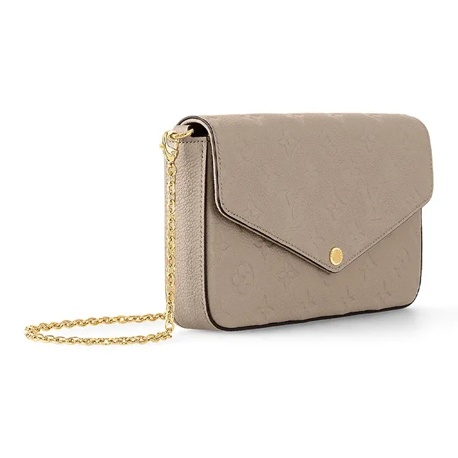 LOUIS VUITTON Felicie Pochette Turtledove-1