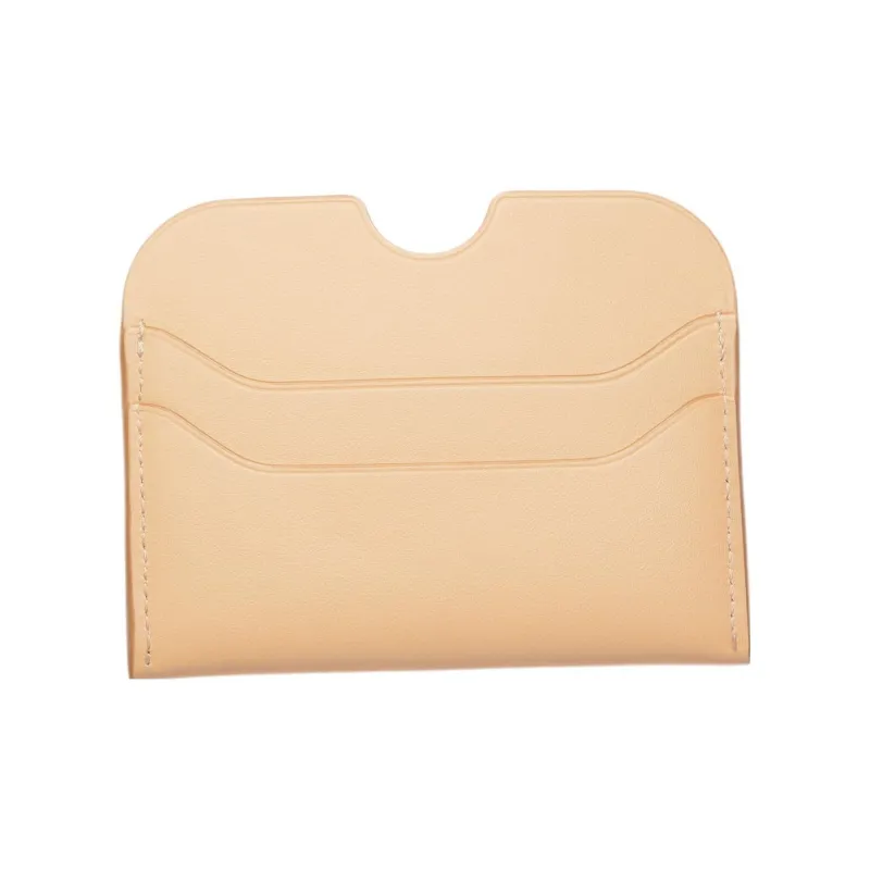 Acne Studios Soft Leather Card Holder Women's Sandy Beige-1