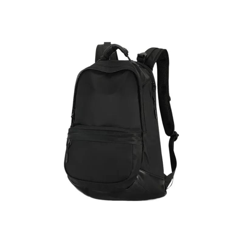 BJIAX Nylon Laptop Backpack Regular Unisex Black-2