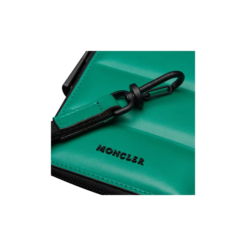 Moncler Cow Leather Wallet Regular Men's Green-3