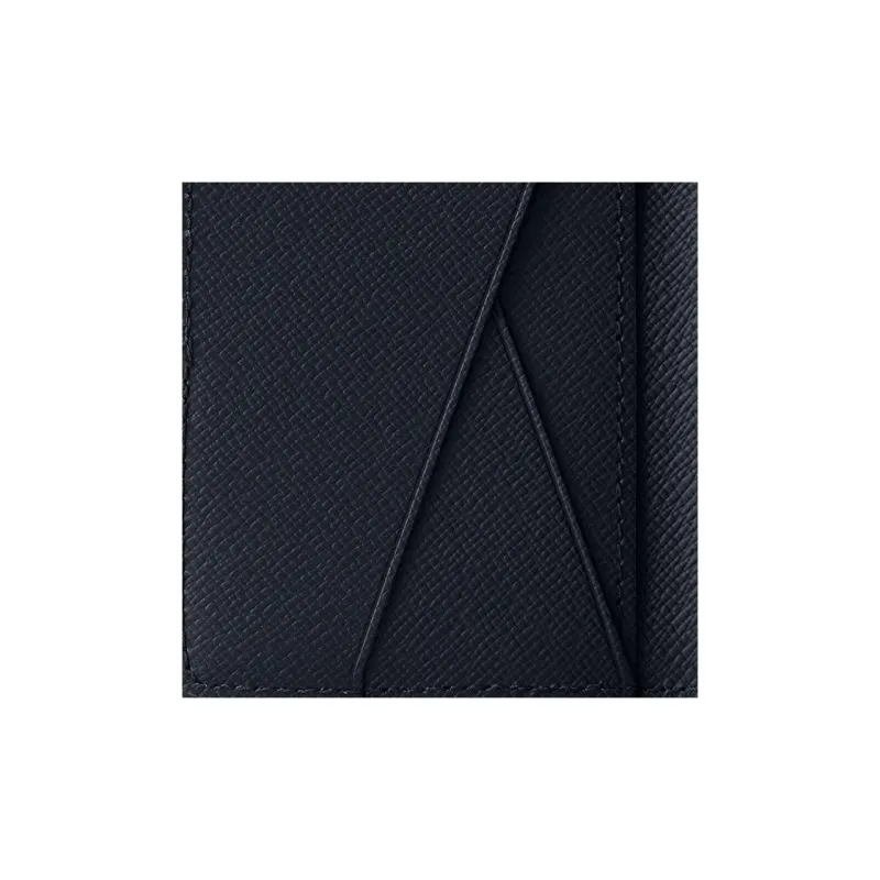 LOUIS VUITTON Taiga Leather Wallet Regular Men's Laurel Green/Midnight Blue-4