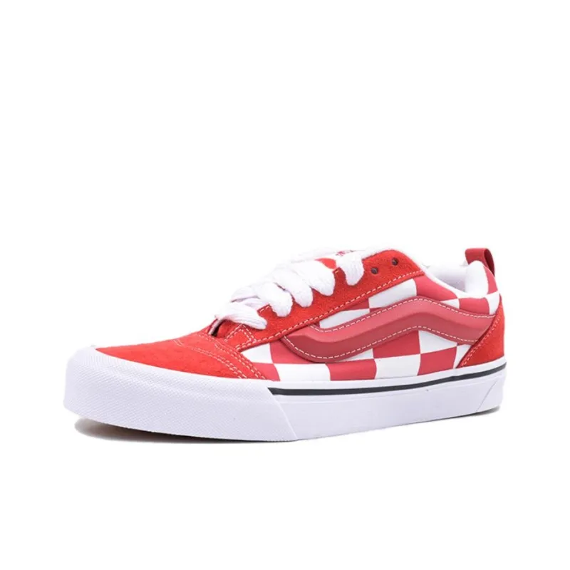 Vans Knu Skool Mega Check Red-2