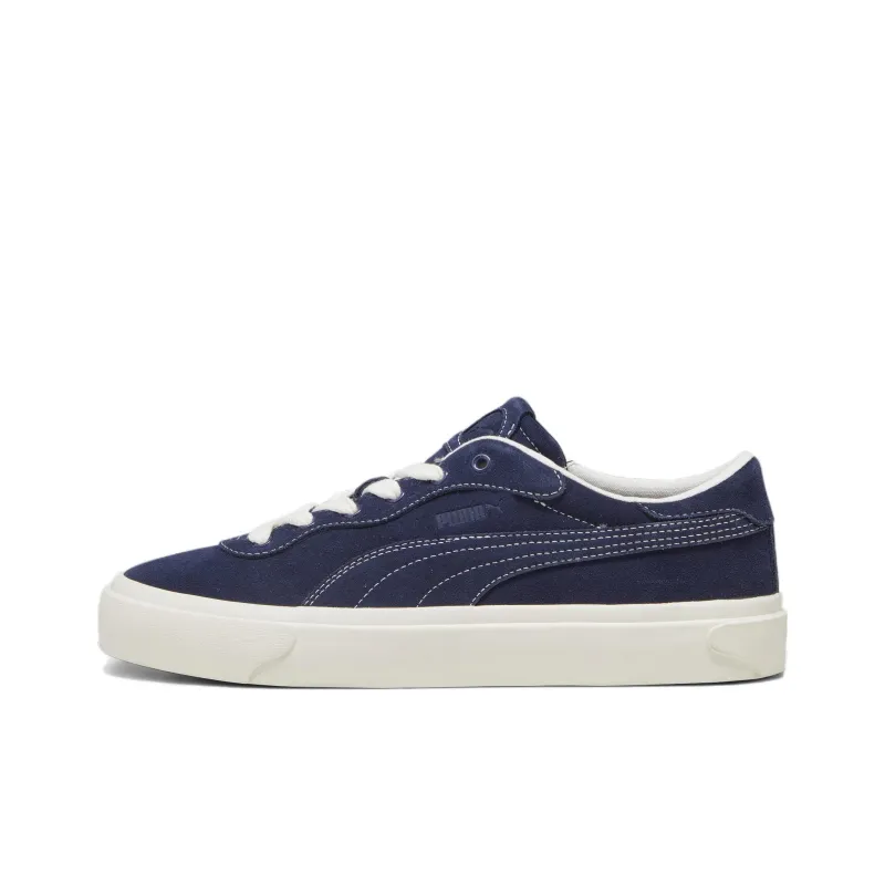 PUMA Capri Royale Suede Shock Absorbers Low Top Skateboard Shoes Unisex Blue-0