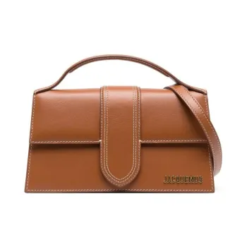 Jacquemus Leather Shoulder Bag, Crossbody Bag, Handbag Women's Brown
