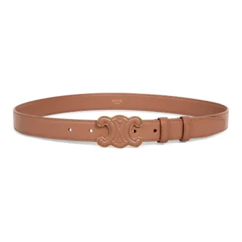CELINE Medium Cuir Triomphe Belt In Taurillon Leather