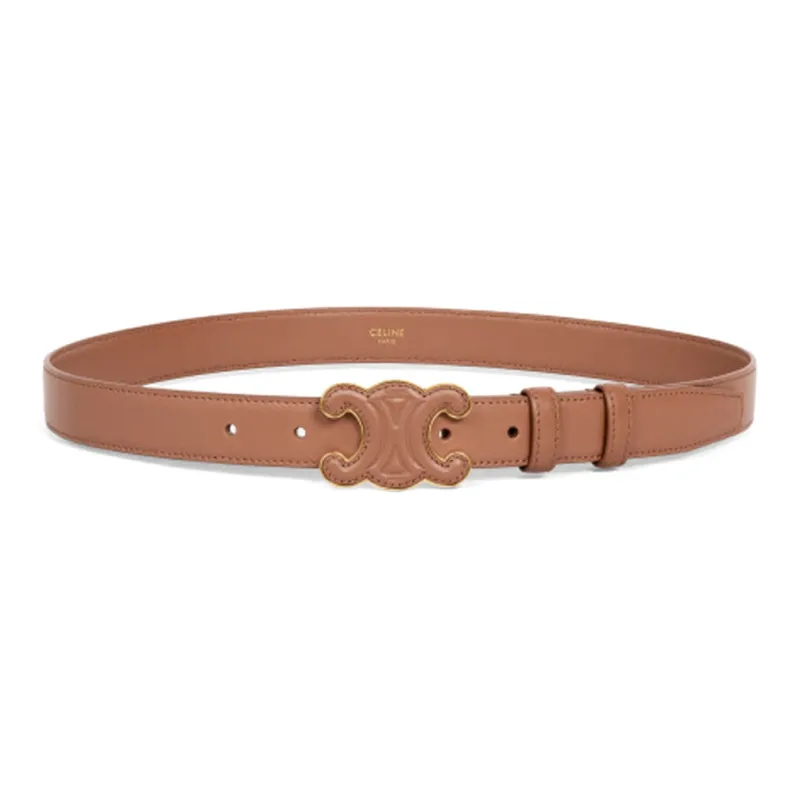 CELINE Medium Cuir Triomphe Belt In Taurillon Leather-0