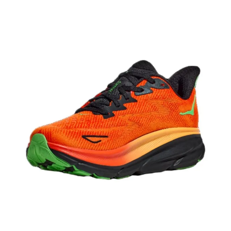 HOKA ONE ONE Clifton 9 Flame Vibrant Orange-2