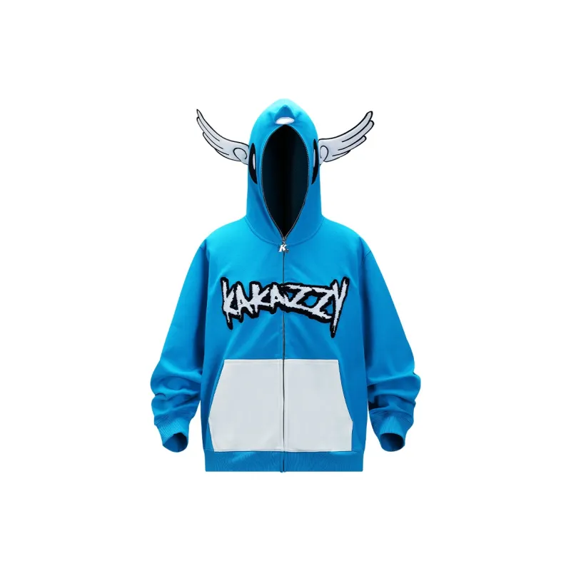 KAKAZZY Sweatshirts Unisex Blue-1
