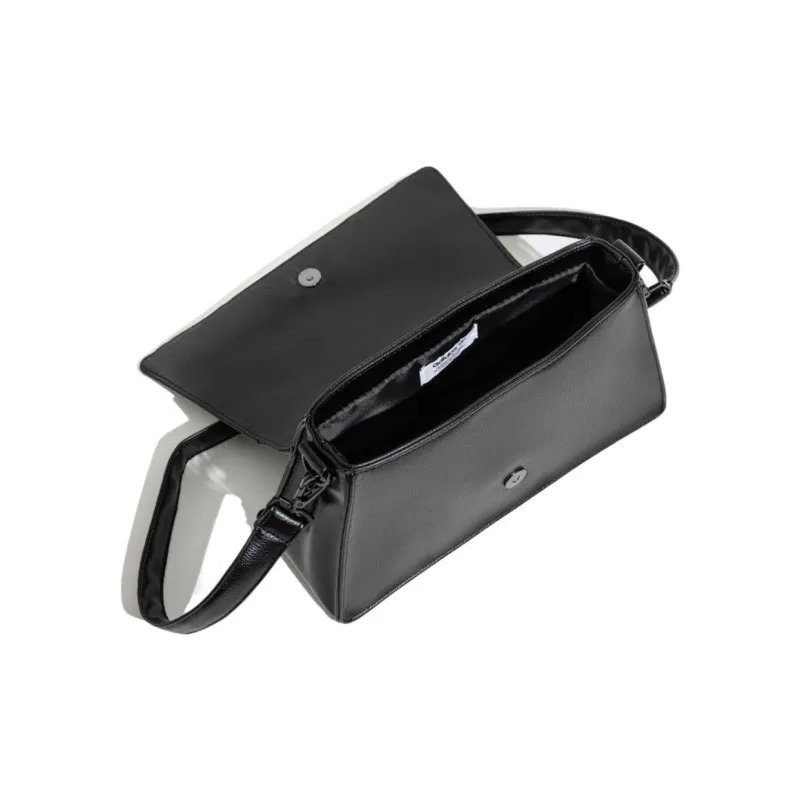 Adidas Polyurethane Coated Film Shoulder Bag Regular Women's Black-3