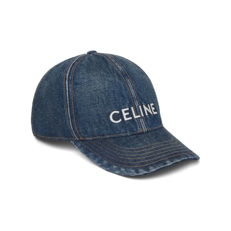 CELINE Baseball Cap In Trail Wash-2