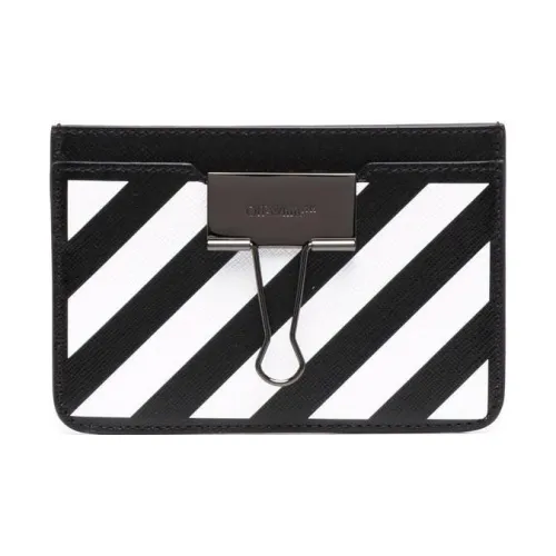 OFF-WHITE Binder Clip Clip Series Card Holders