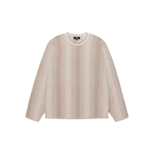 Stüssy Shadow Patterned-jacquard Wool Sweatshirt