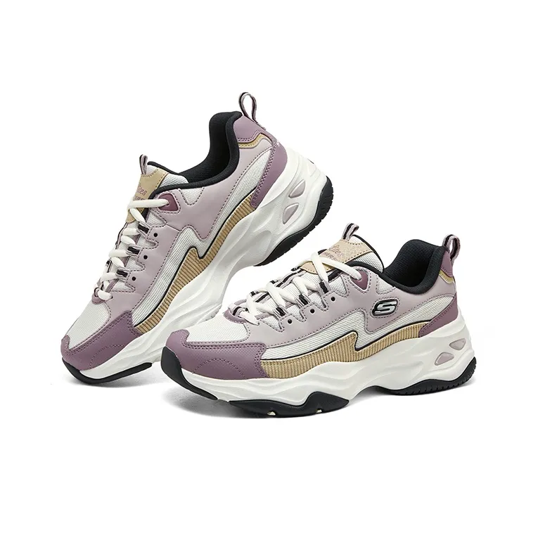Skechers Dlites 1.0 'Mauve Yellow White' Women's-3