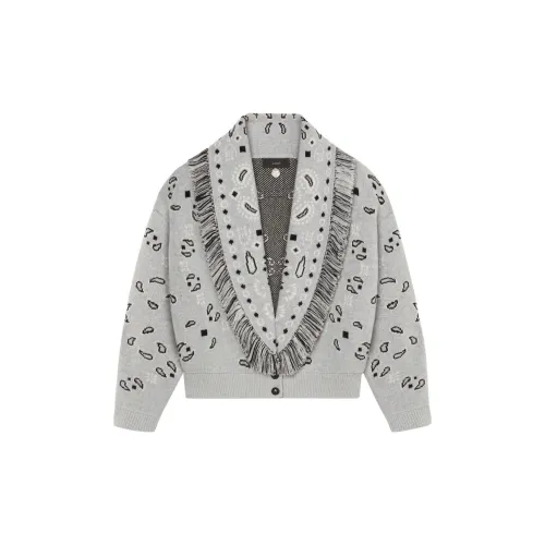 Alanui Bandana Jacquard Fringed Cardi-bomber