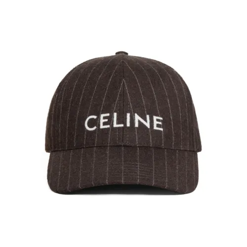 CELINE Baseball Caps Men's Chestnut