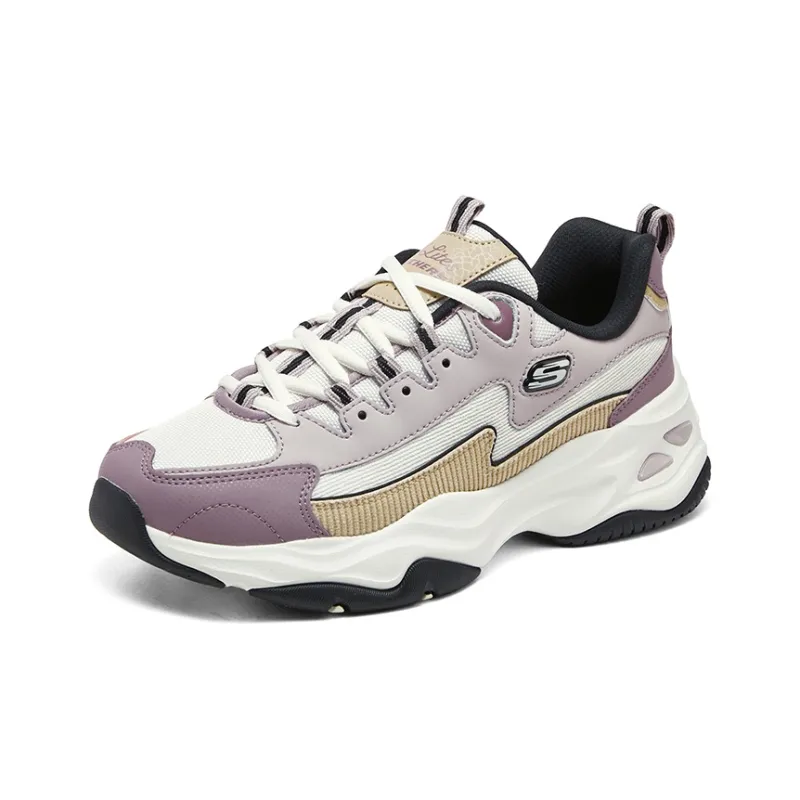 Skechers Dlites 1.0 'Mauve Yellow White' Women's-2