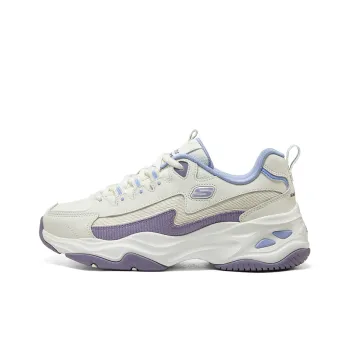 Skechers Dlites 1.0 'Beige Purple Blue' Women's
