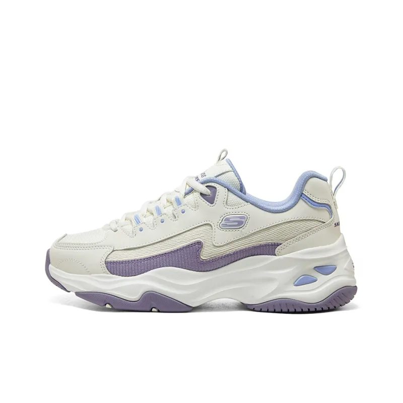 Skechers Dlites 1.0 'Beige Purple Blue' Women's-0
