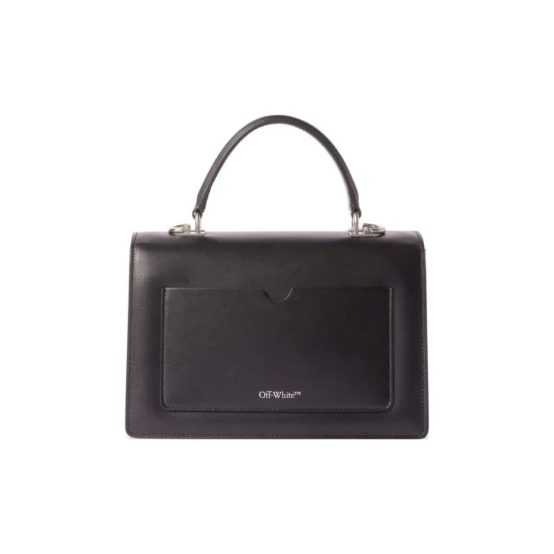 OFF-WHITE Jitney 1.4 Logo Plaque Tote Bag-3