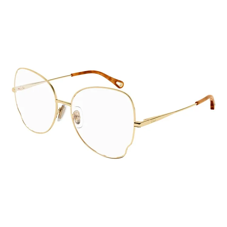 Chloe Metal Irregular Shape Sunglasses Unisex-0