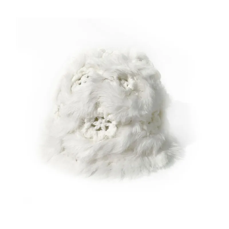 CMFY Acrylic Rabbit Fur Beanies Women's-3