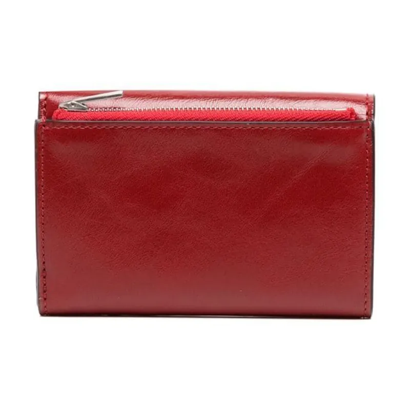 Mulberry Leather Wallet Women's Red-1