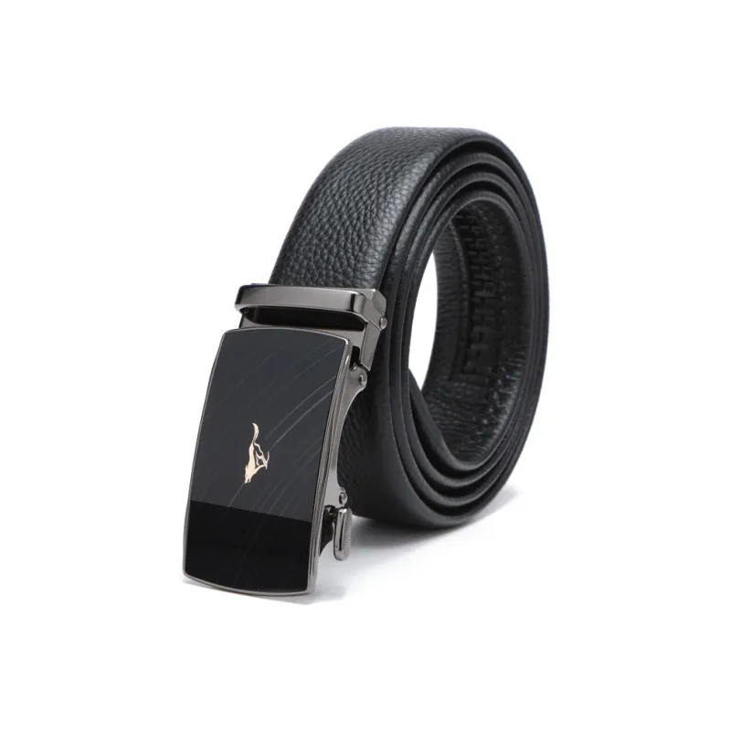 SEPTWOLVES High End Brand Cow Leather Leather Belts Men's Width 3.5CM-0