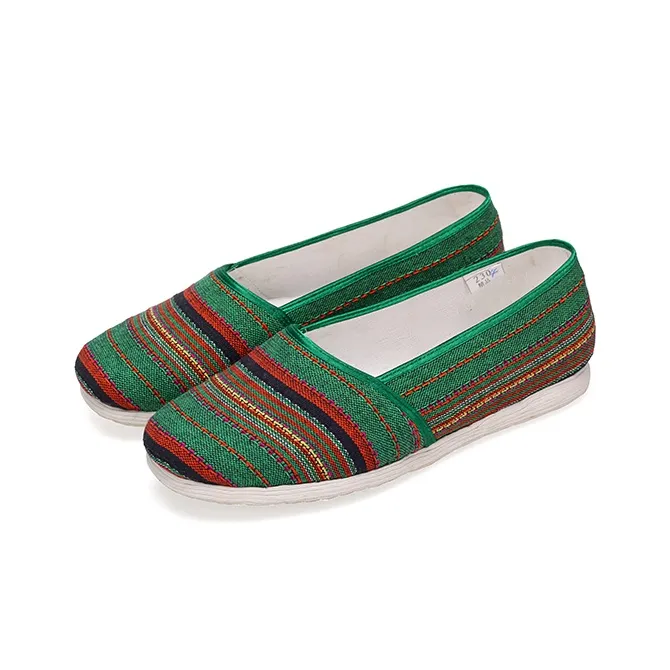 Neiliansheng Casual Single Shoes Women's Red Green-3