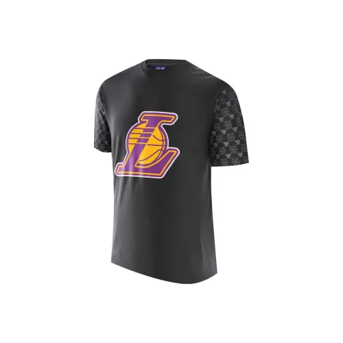 NBA Lakers T-Shirts Unisex Gray