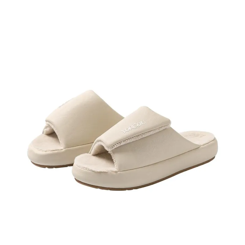 Far port Slide Slippers Unisex Brown-2