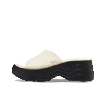 Crocs Skyline Slides 'Vanilla Black' Women's