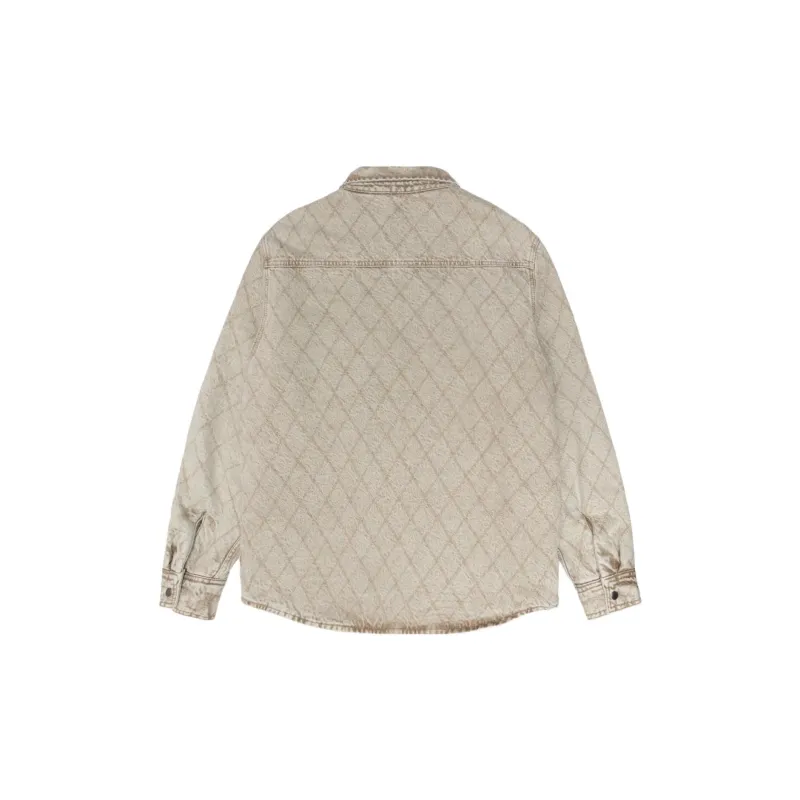 Stussy Quilted Denim Shirt-6