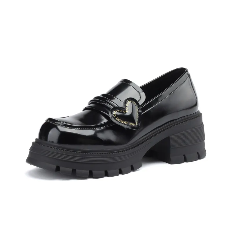 DAPHNE Loafers Women's Beige/Black/Green-10