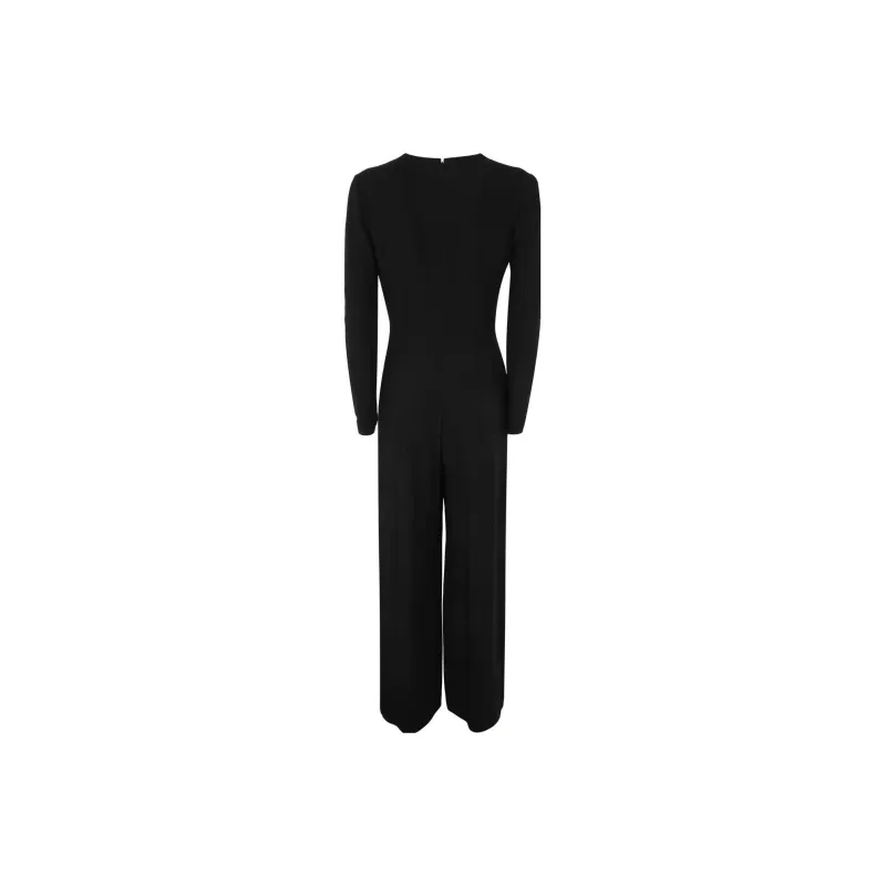 ALBERTA FERRETTI Enver Bow detail Satin Jumpsuit-1