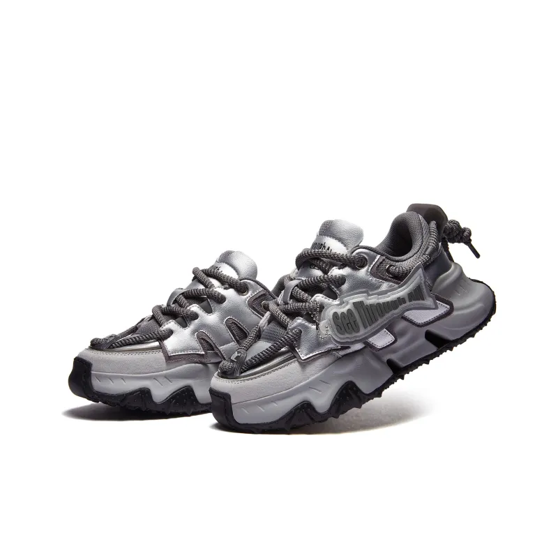 RIFUGIO VO' Flying Fish No.1 Wear-Resistant Height Increasing Low-Top Chunky Sneakers Unisex-35