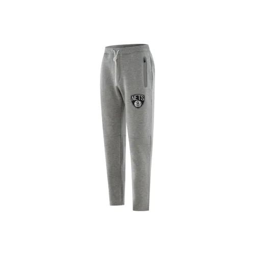 NBA Brooklyn Nets Knitted Sweatpants Unisex Gray