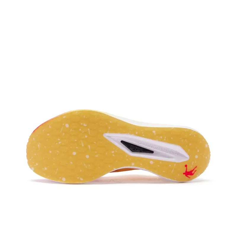 QIAODAN Strong Winds SE Cushioning Rebound Low Top Running Shoes Women's Tomato Red Glass Yellow-2