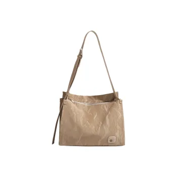 UNITE STAR PU Pillow Bag Box Bag Shoulder Bag Medium Size Women's Milk White/Light Pink/Gray/Khaki