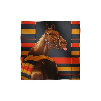 HERMES Rocabar De Rire Knit Scarves Unisex Multicolor