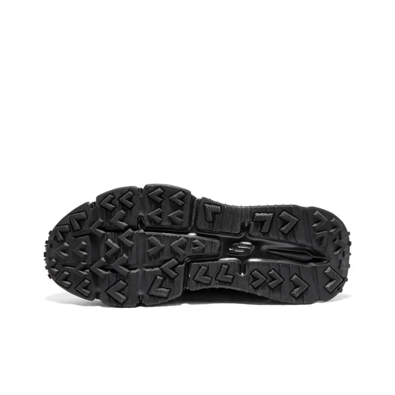 Skechers Slip Ins Abrasion Resistant Low Top Running Shoes Men's Black-4