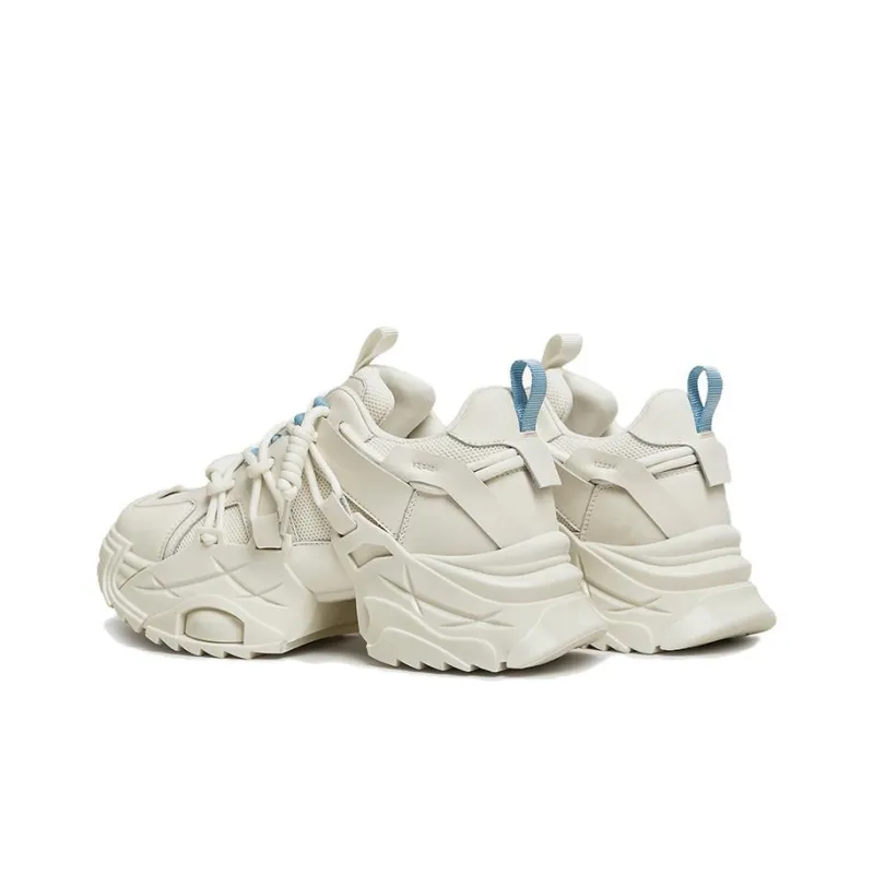 BASTO Durable Breathable Low Top Chunky Sneakers 5cm Women's-8