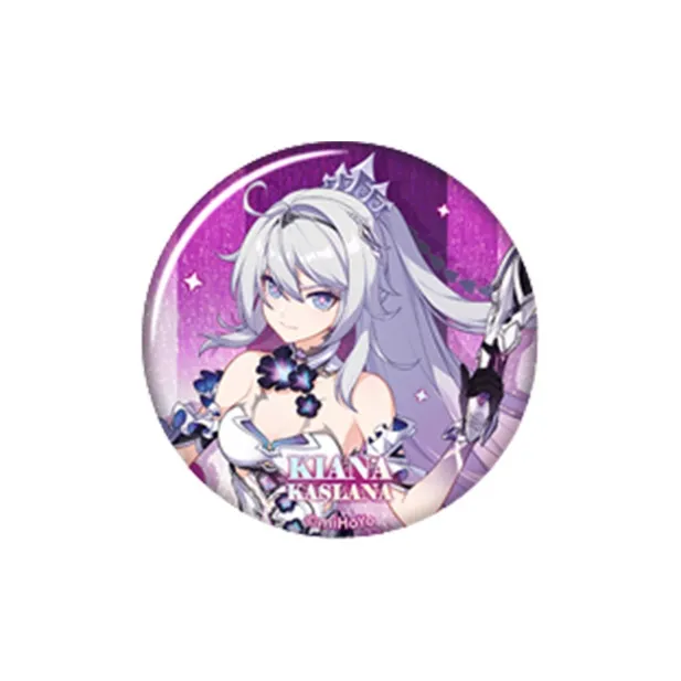 MIHOYO Collapsing Character Illustration Collection Horse Bit Iron Badge Chiyana Yabu Bronya IP Merch-1