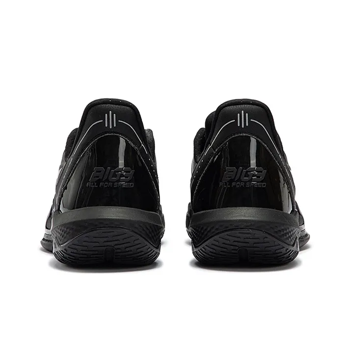 361° BIG3 4.0 PRM Basketball Shoes Men Low Top Silver White-3