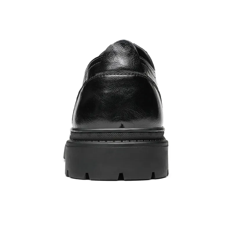 CHINT Dress Shoes Men Low Top Black-3