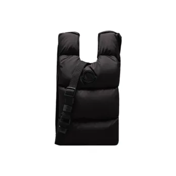 Moncler Polyamide Nylon Handbag Shoulder Bag Crossbody Bag Women's Black