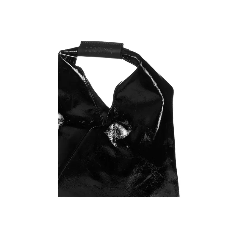 MM6 Maison Margiela Calfskin Handbag Women's Black-4