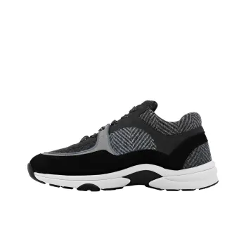 CHANEL Sneaker 'Black Grey Tweed' Women's